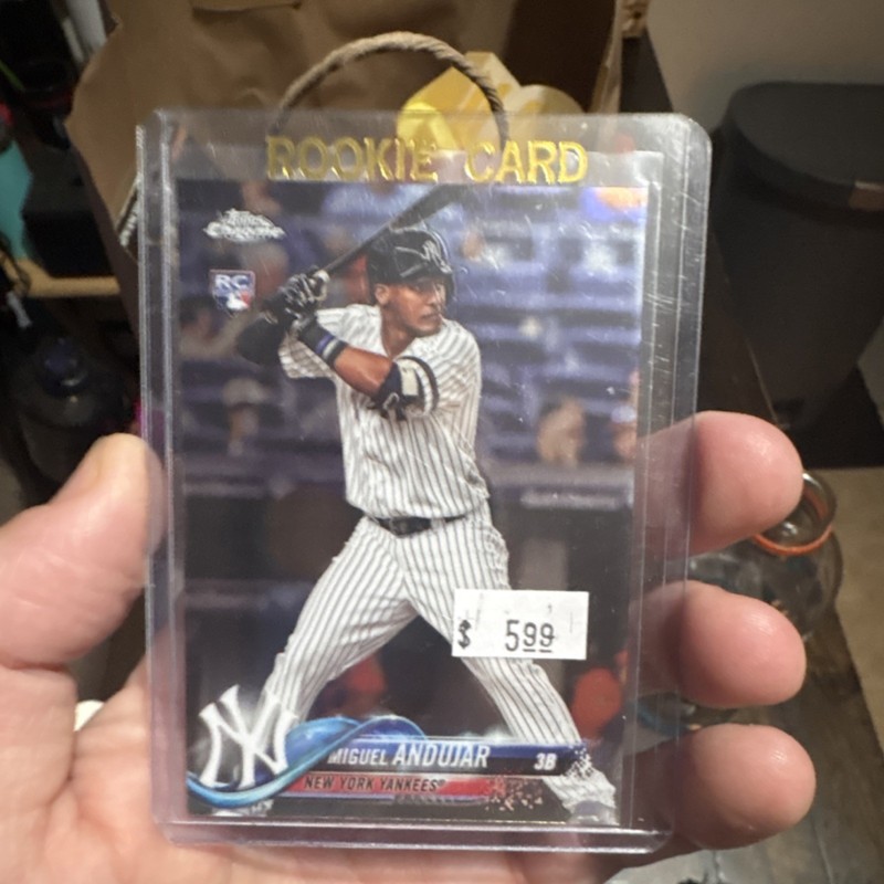 Topps 2018 Chrome Miguel Andujar Rookie Base Set #14 New York Yankees