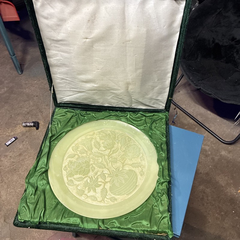 Jade Carved Plate
