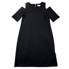 Michael Kors Cold Shoulder Black Dress Size M