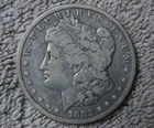 1882-CC Carson City circulated U.S. Morgan  Silver  Dollar from storied Mint
