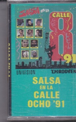 Salsa En La Calle Ocho-91 Music Cassette Sealed