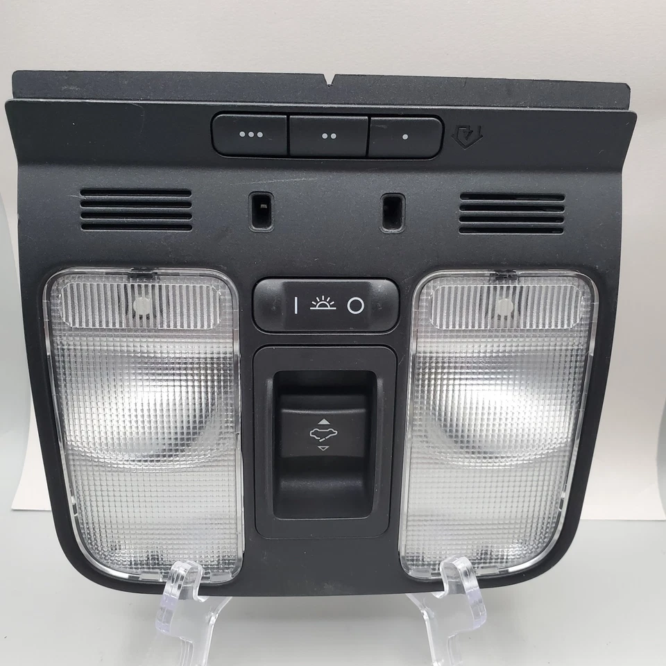 2007-2012 讴歌 MDX 圆顶灯黑色原始设备制造商顶盖组件天窗 HomeLink vid — 第 3/4 张图片