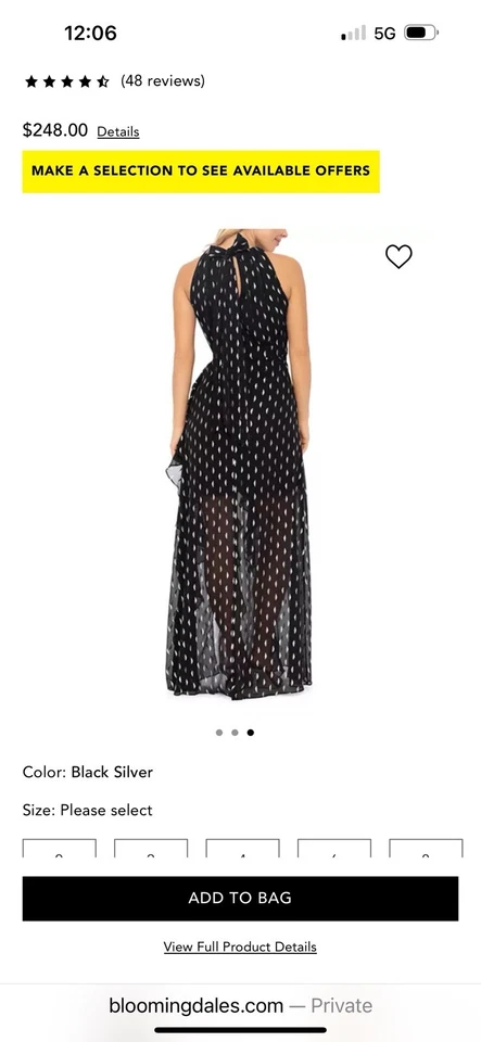 Nuevo con etiquetas Vestido Bloomingdale's Aqua Formal Talla 16 Negro Plateado En Capas Foto 3 de 4