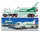 RARE VINTAGE 1999 Hess Toy Truck And Space Shuttle With Satellite