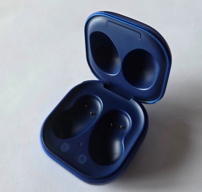 USED Mystic Blue CHARGING CASE for Samsung Galaxy Buds Live Earbuds SM-R180
