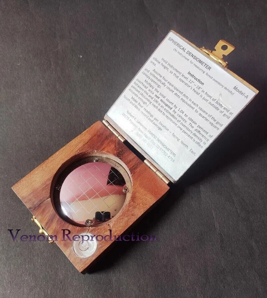 Vintage Working Forestry Suppliers Spherical Crown Densiometer Concave Model A - Image 3 of 4