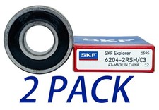 2PCS SKF Brand 6204-2RSHC3 20X47X14MM High Quality Two Side Sealed Ball Bearings
