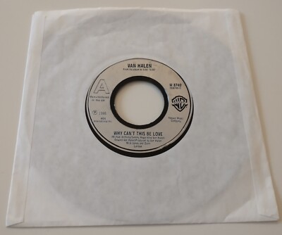 VAN HALEN - WHY CAN'T THIS BE LOVE VINYL 45 RPM.PLAYS EXCELLENT.