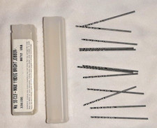 No. 55 (.052)HSS Brite Jobber Length Drill Bits (Pack of 12) MADE IN USA!