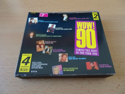 Doppel CD Wow! 90: Roxette Tina Turner NC Hammer ICE MC 49ers Talk Talk Toto Cut