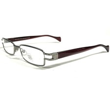 Face a Face Paris LINKS 1 910 Eyeglasses Frames Brown Silver Rectangle 52-17-140