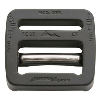 AustriAlpin Cobra Rahmen verstellbar 25mm Tri-Glide FC25CF-K für 25mm Gurtband