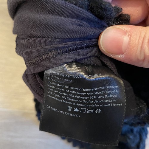 Lululemon Wool Whenever Crew Black Sherpa Sweater Size 6 - Picture 7 of 12