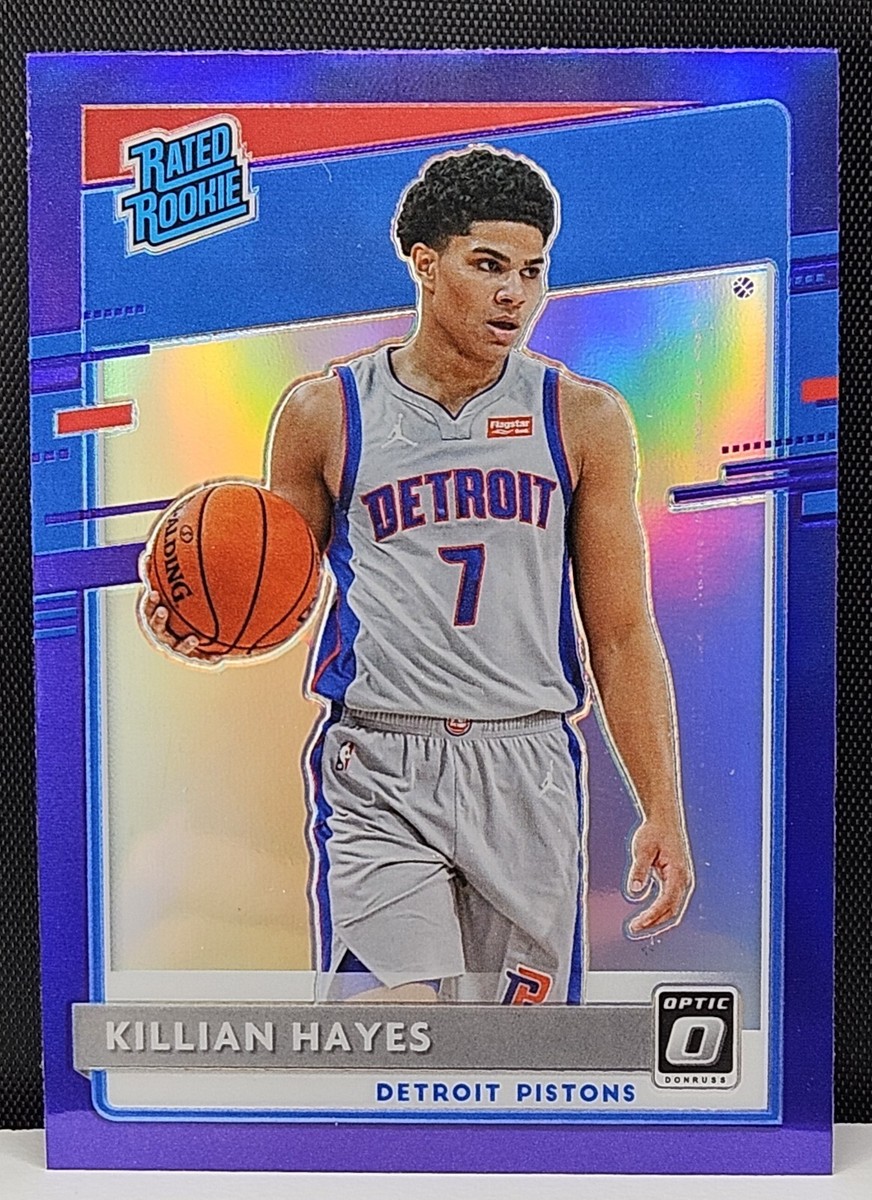 2020-21 Panini Donruss Optic Rated Purple Prizm Killian Hayes #157