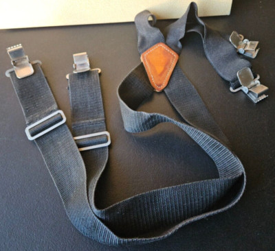 NICHOLAS WORK WEAR, SINCE 1932. MADE IN THE U.S.A. HEAVY DUTY SUSPENDERS NO. 115