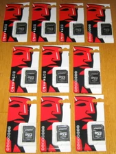 10 Kingston Micro SD to SD; SDHC; SDXC Memory Card Adapters NEW OEM Guarantee 
