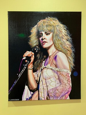 Stevie Nicks - Gemälde - Fleetwood Mac