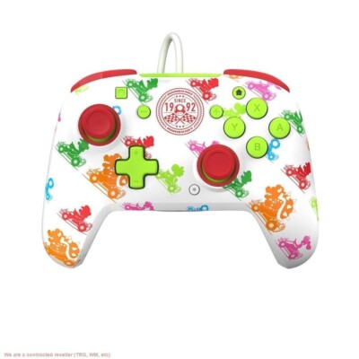 Nintendo Switch PDP Super Mario Rematch Wired Controller Mario Kart Racers New