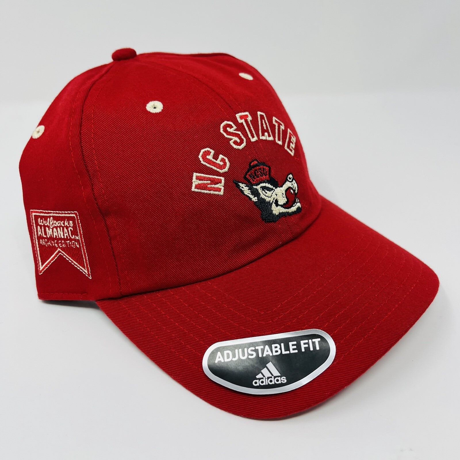 NCAA North Carolina NC State Wolfpack Red Strapback Hat Cap Mens Adjustable NEW