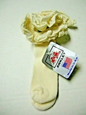 Lace Socks, Pale Beige, Socks Size 4-5.5, By Two Feet Ahead, Brand New