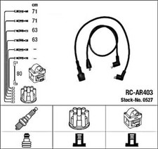 Kit tubi accensione NGK nero per ALFA ROMEO 33 NISSAN Cherry II 72-93 60504232