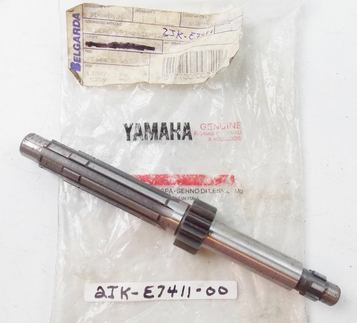 OEM GENUINE YAMAHA TZ125 MOTOR TRANSMISSION GEARBOX PRIMARY SHAFT