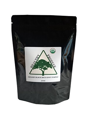 Bio schwarzes Maca Wurzelpulver Energie Fruchtbarkeit Muskelkraft Erholung Boost