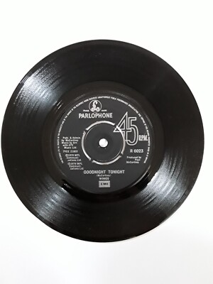 Wings Goodnight Tonight / Daytime Nightime Suffering R6023 7'' Single