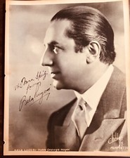 BELA LUGOSI—SIGNED PHOTO To JOURNALIST—Dracula—Lubitsch—Abbott•Costello•Karloff