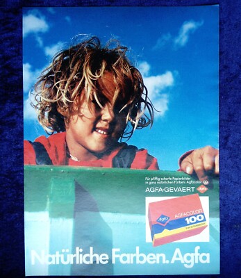Agfa Gevaert Agfacolor 100, Original Advertising from 1983