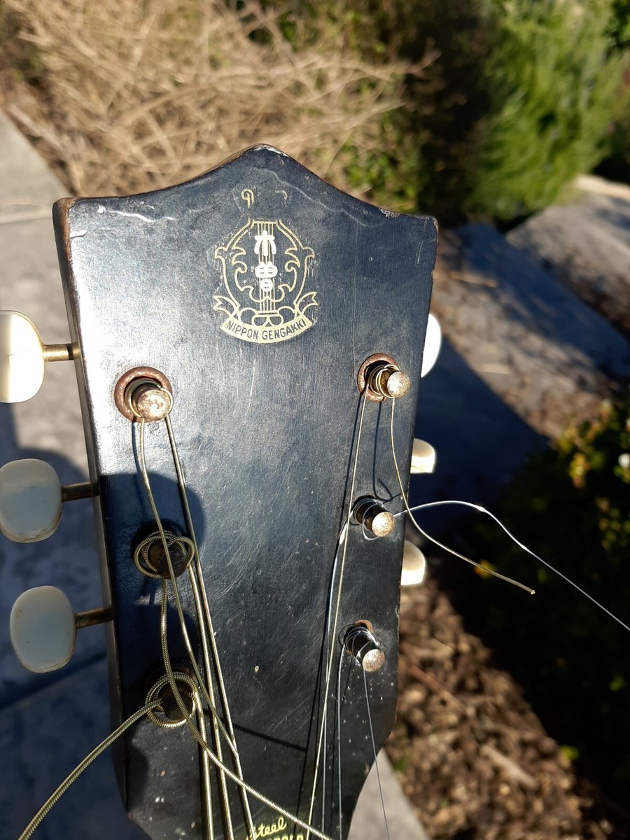②kiso nichigen 木曾 日本弦楽器 ピックギター Kiso Guitar NIPPON GENGAKKI 木曽ギター ピックギター 日本