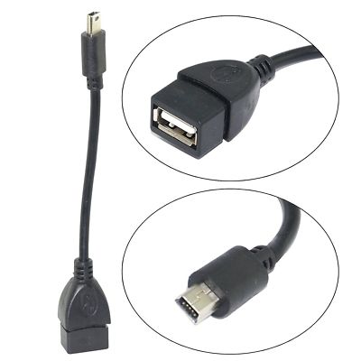 Mini USB Male to USB Female Car OTG Cable Adapter For Video Camera Audio Tablet 
