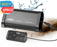 Marine Bluetooth Amplifier Waterproof Class D Amp UTV Amp 4 Channel with Control