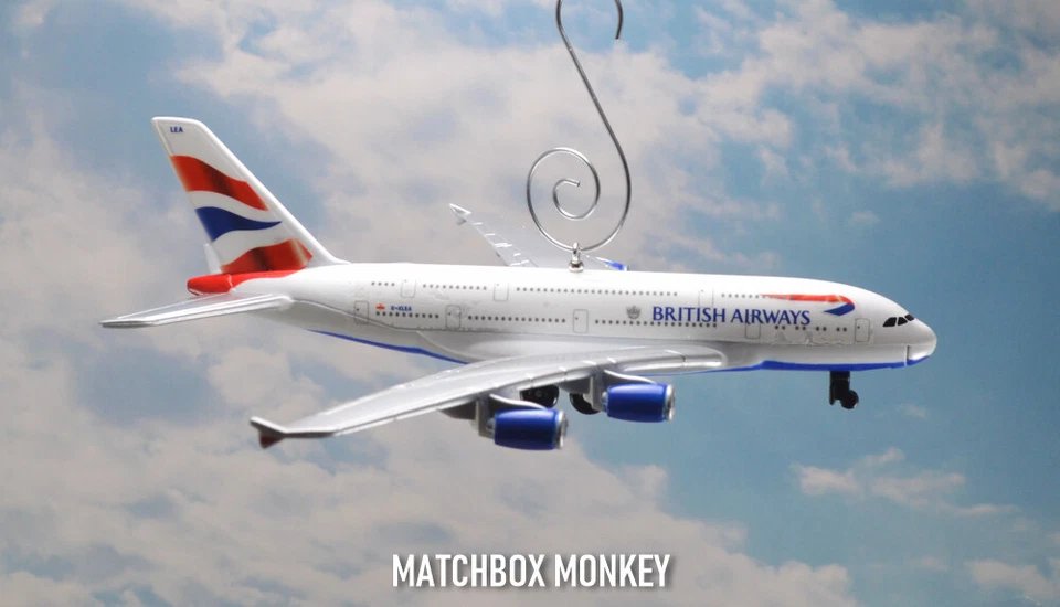 New British Airways Airbus A380 Airplane Jet Custom Christmas Ornament Adorno - Image 2 of 4