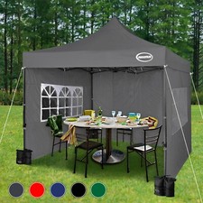 MAXIMUS® HEAVY DUTY POP UP GAZEBO 3mx3m COMMERCIAL MARKET STALL & 4 WEIGHT BAGS