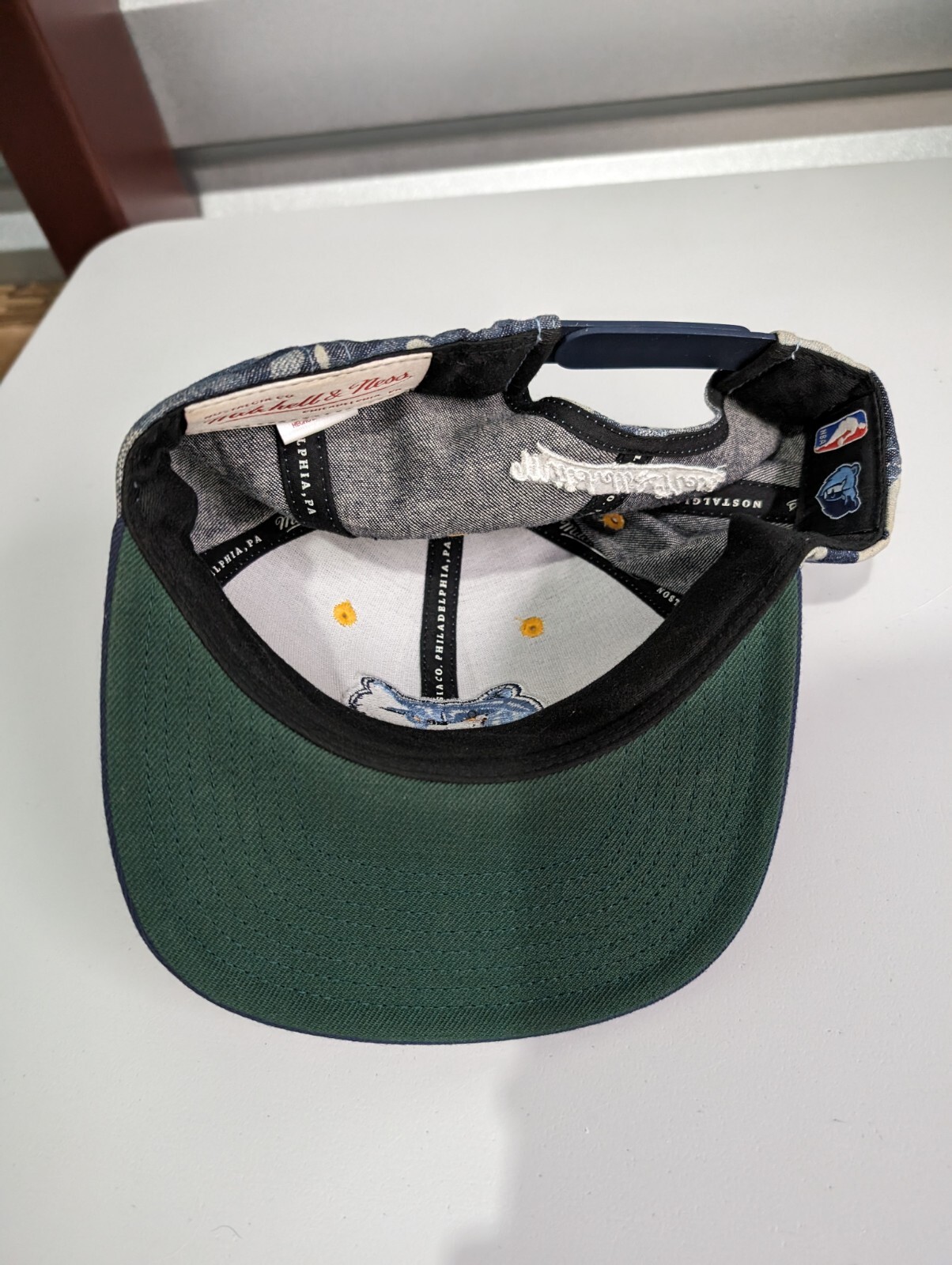 Memphis Grizzlies Hat Mens Blue Camouflage Snapback Mitchell Ness Sportswear eBay