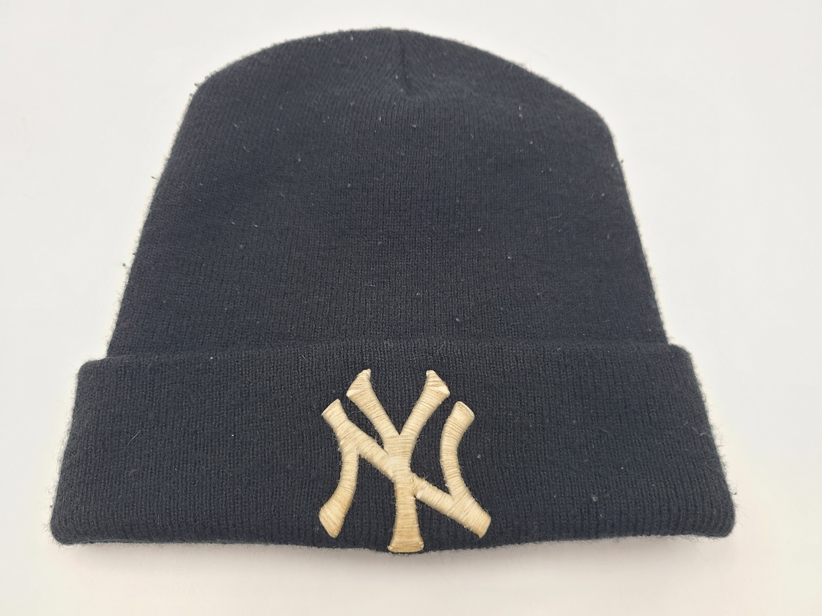 New York Yankees Beanie Winter Knit Hat Stocking Cap Men Women MLB Black White