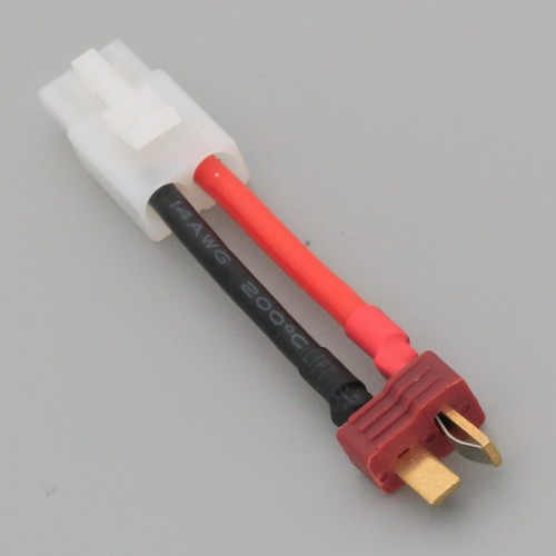 Tamiya Male to Deans Nylon T Plug Male cable 14AWG 5CM wire For RC - Afbeelding 2 van 2