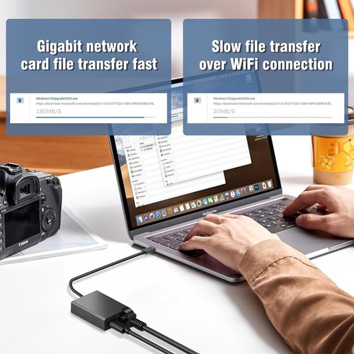 Adattatore Ethernet per Fire TV Stick Adattatore di Rete da Micro USB a RJ45 - Foto 5 di 5