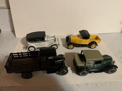FOUR Different Vintage Diecast Trucks Estate Sale Find Nice Small Trucks