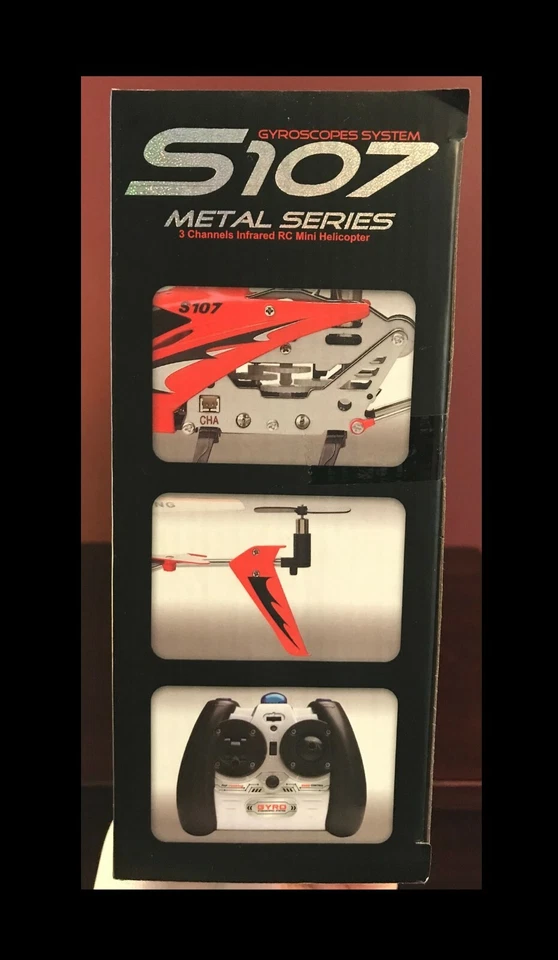 SYMA S107 GYROSCOPES SYSTEM METAL SERIES INFRARED RC MINI HELICOPTER  - Image 3 of 4