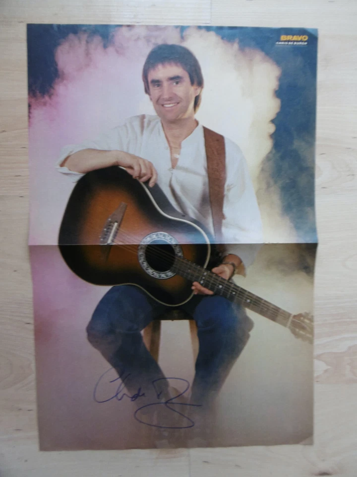 Chris De Burgh Autogramm signed 28x42 cm Poster gefaltet - Bild 1 von 1