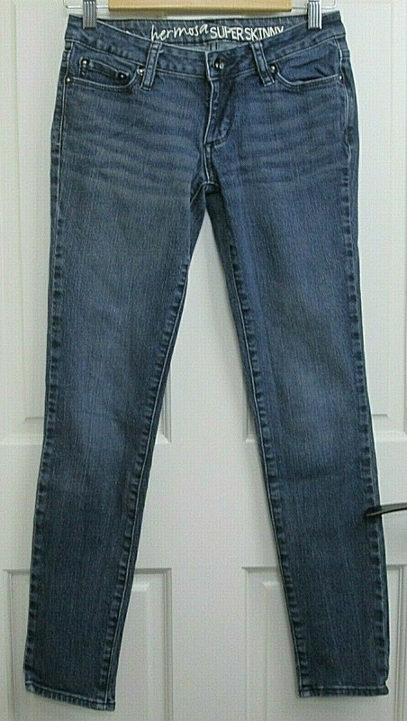 Bullhead Hermosa Super Skinny Jeans Juniors Size 3S 26x28 Distressed 57-24732