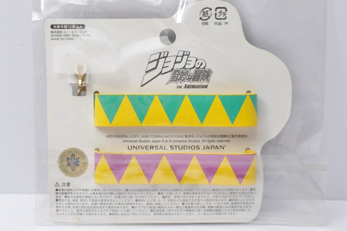 JoJo's Bizarre Adventure Jotaro Kujo BRACELET & EARRING SET USJ