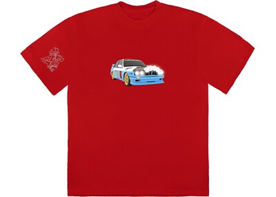 Travis Scott JACKBOYS Vehicle Tee II Red (TSJB-SS41) Men's Size S