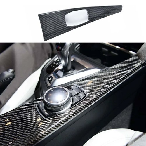 3tlg Kohlefaser Armaturenbrett Abdeckungs Innenraum für BMW F30 F31 F34 F36 TOP - Picture 4 of 14