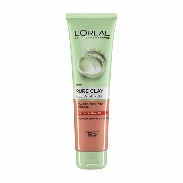 loreal red clay face wash