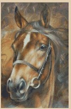 Bay Horse Counted Cross Stitch Chart No. 2-538