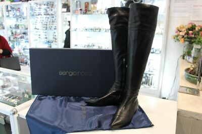 sergio rossi /黒エナメルハイヒール 351/2 sergio rossi /黒エナメルハイヒール 351/2