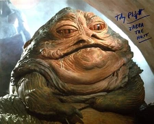 Toby Philpott Starwars Jabba the Hutt #2 Autographed Signed 8 x 10 Photo REPRINT